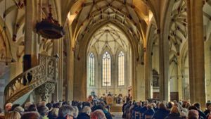 Marbach: Führung in der Alexanderkirche in Marbach